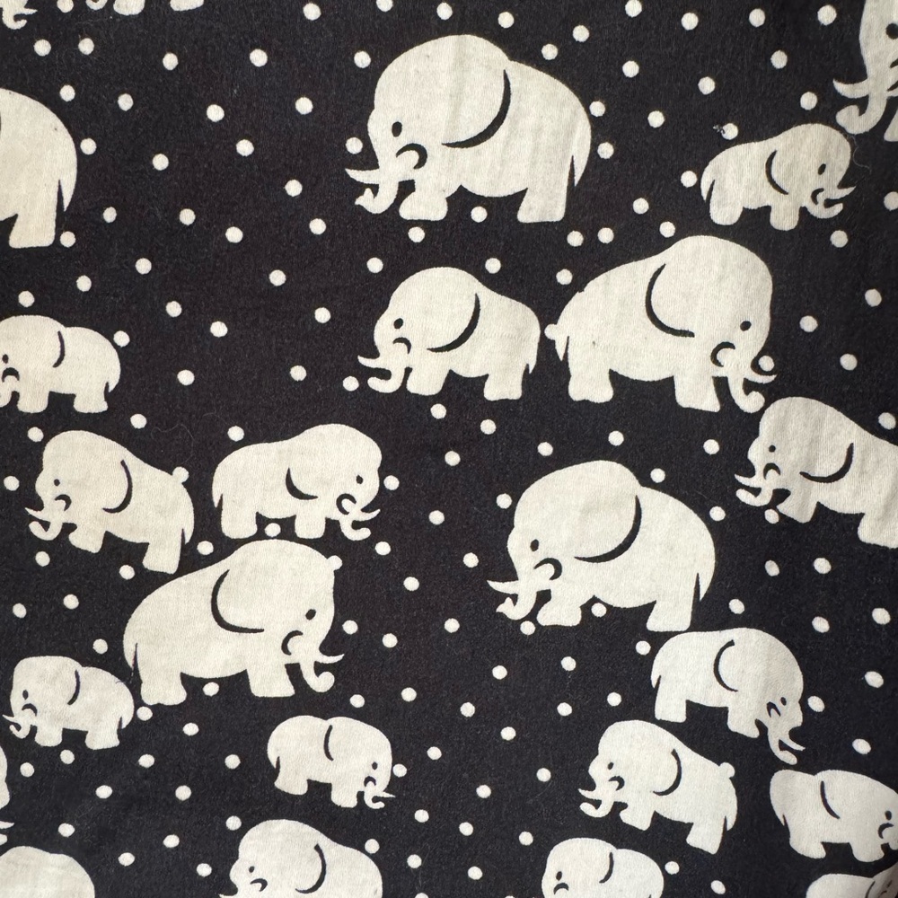 Anthropologie Porridge Elephant Print Strapless Dress, Size 6 - Picture 6 of 13